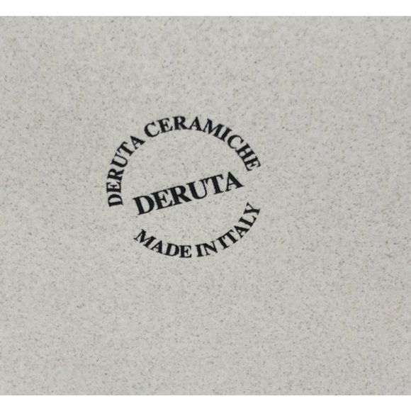 Deruta Ceramiche Italy hand Painted handle serving tray dragon - Picture 5 of 6